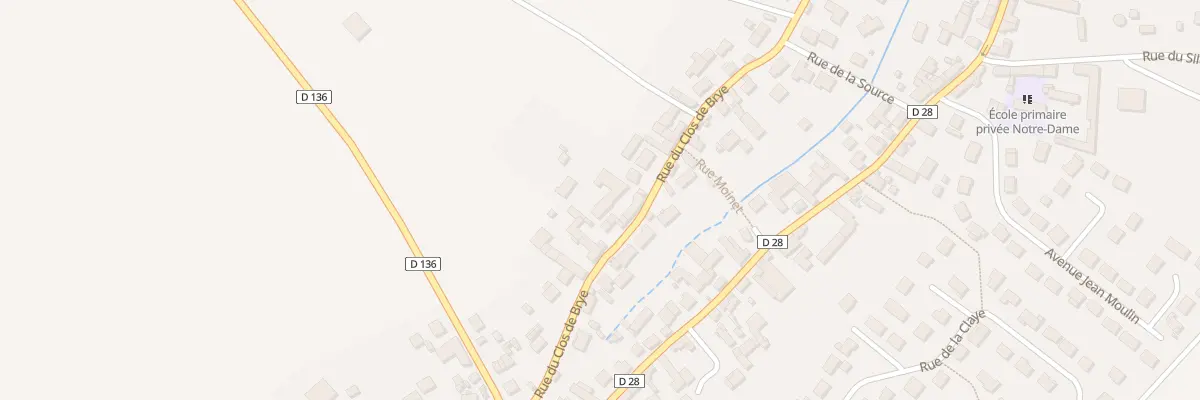 Plan du 36D Rue du Clos de Brye à Sours