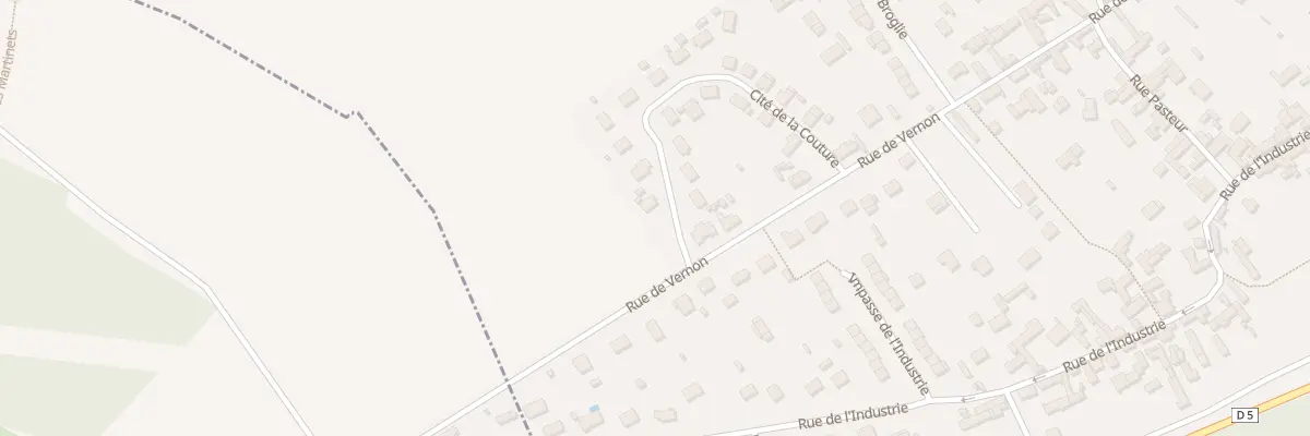 Plan du 1 Cité La Couture à Gasny