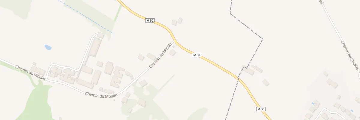 Plan du 9007 Che du Moulin à Mons