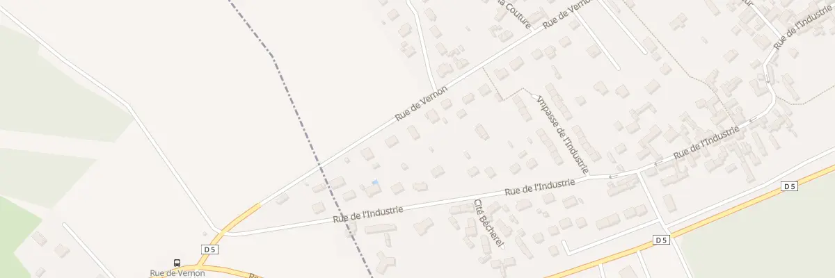 Plan du 91 Rue de Vernon à Gasny