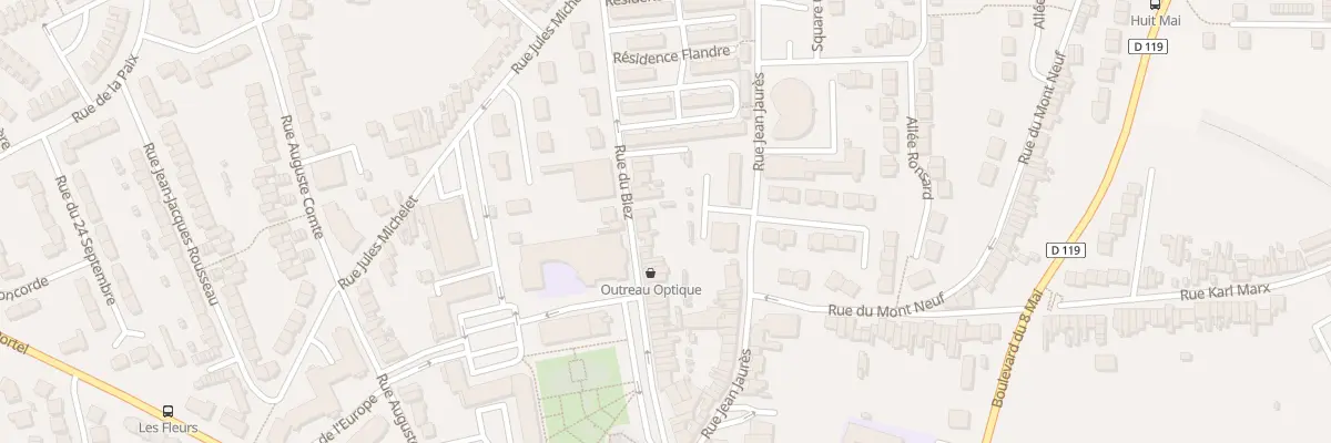 Plan du 54 Rue du Biez à Outreau