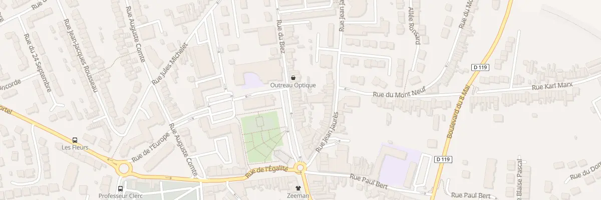 Plan du 28 Rue du Biez à Outreau