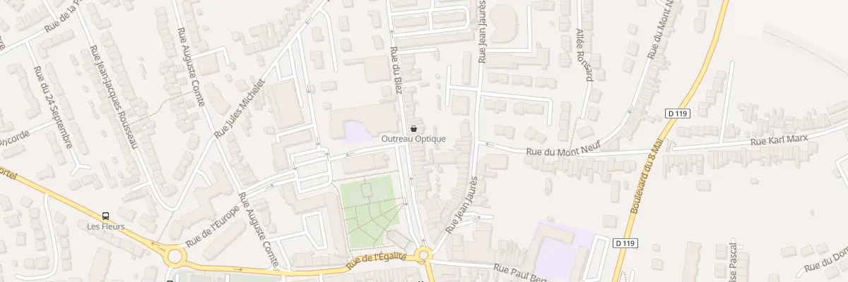 Plan du 36 Rue du Biez à Outreau