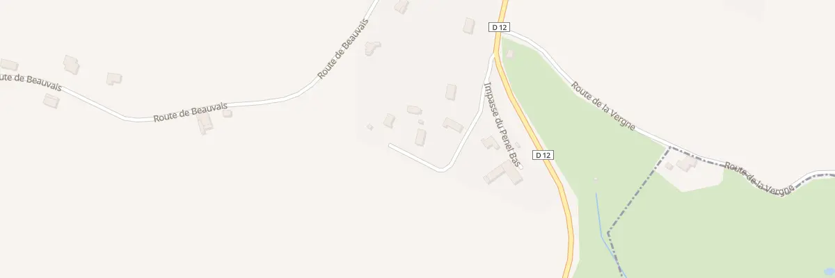 Plan du 5263 Penel à Montgaillard