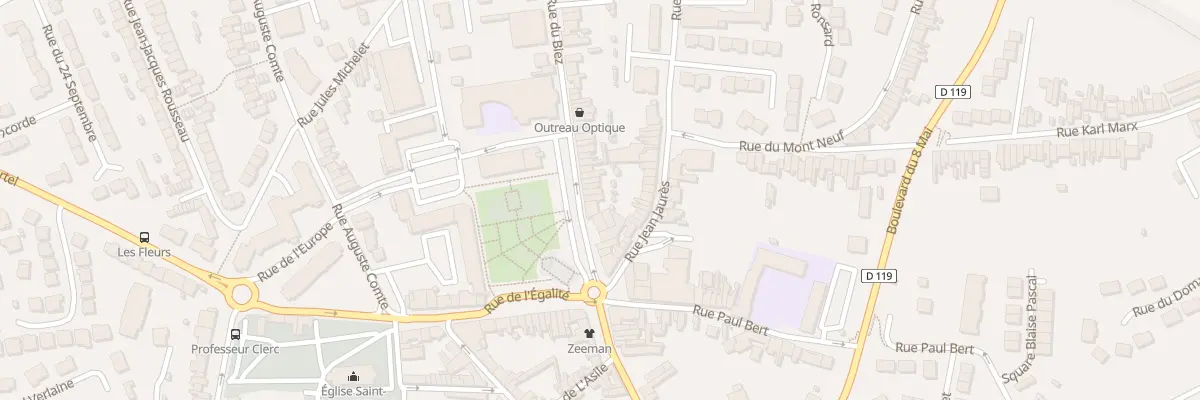 Plan du 14 Rue du Biez à Outreau