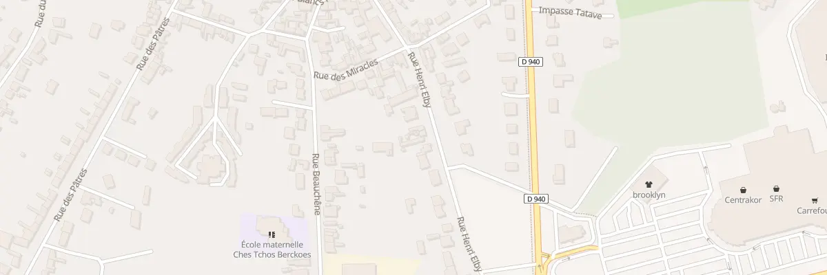 Plan du 26 Rue Henri Elby à Berck
