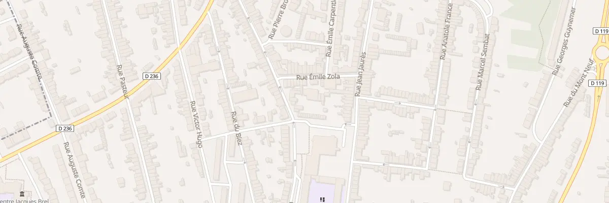 Plan du 24 Rue Hippolyte Adam à Outreau