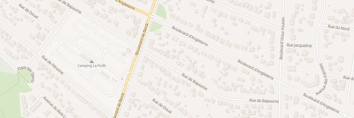 Plan du 292 Rue de Bapaume à Cucq