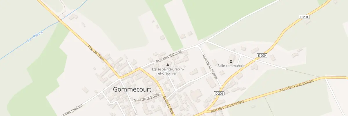 Plan du 4 Rue des Batards à Gommecourt