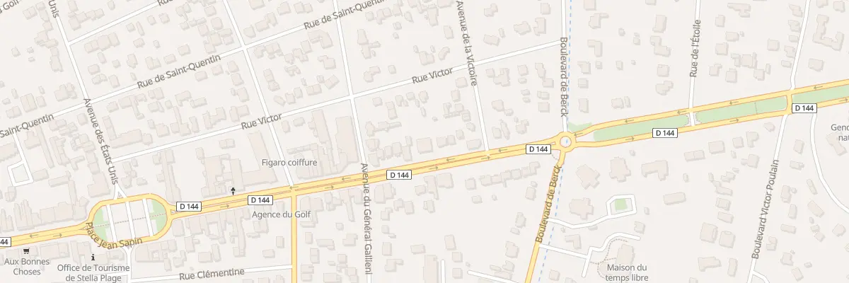 Plan du 1030 Bd Edmond Labrasse à Cucq
