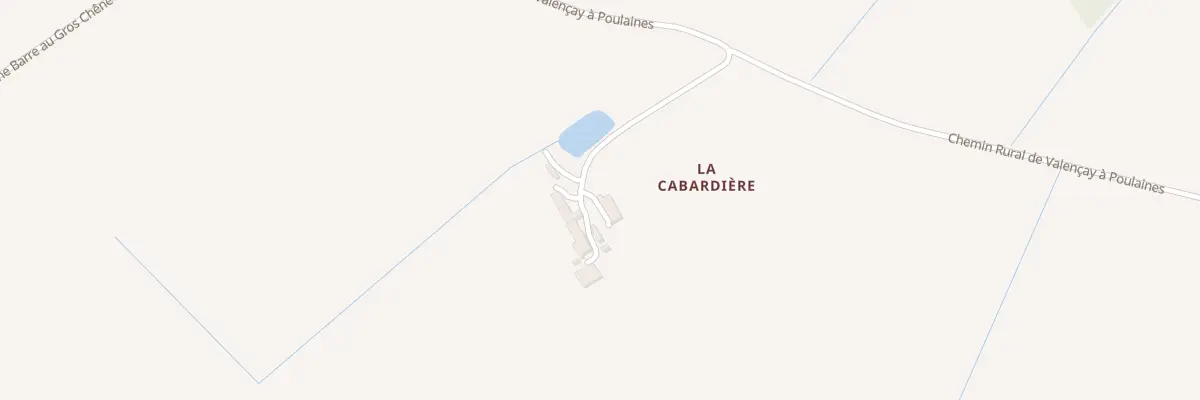Plan du 1 La Cabardiere à Valençay