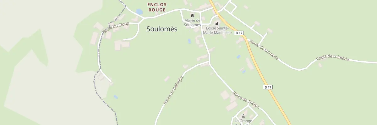 Plan du 5014 Soulomes à Soulomès
