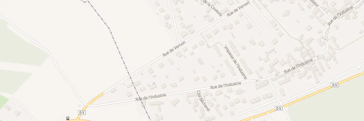 Plan du 89 Rue de Vernon à Gasny