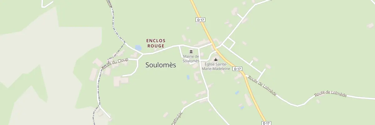 Plan du 5087 Soulomes à Soulomès