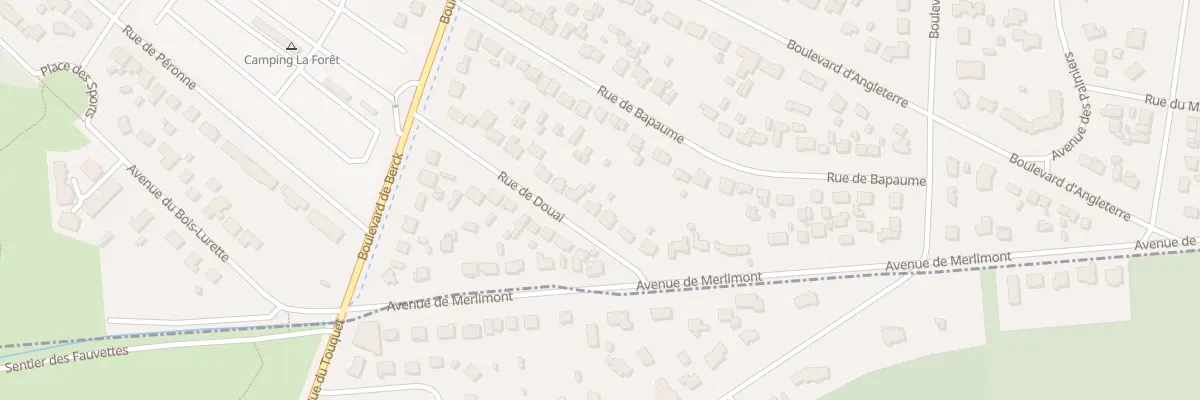 Plan du 74 Rue de Douai à Cucq