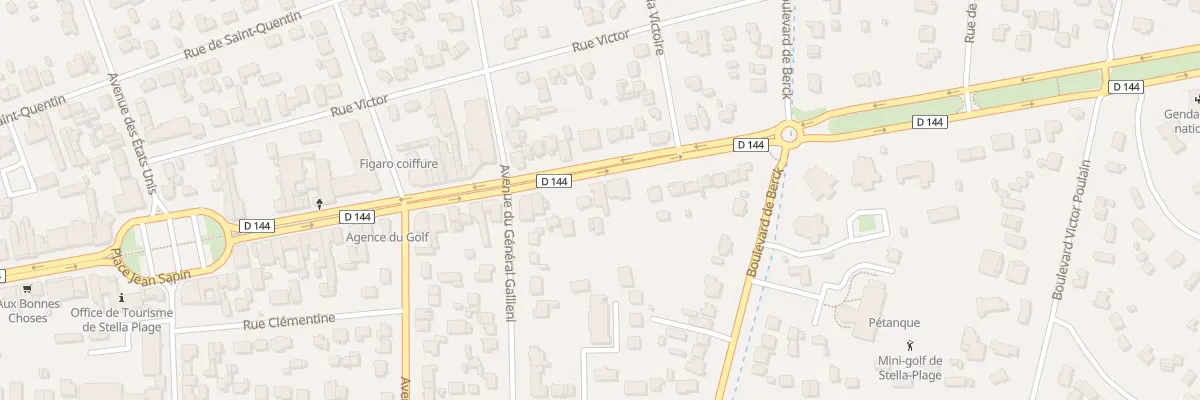 Plan du 1033 Bd Edmond Labrasse à Cucq