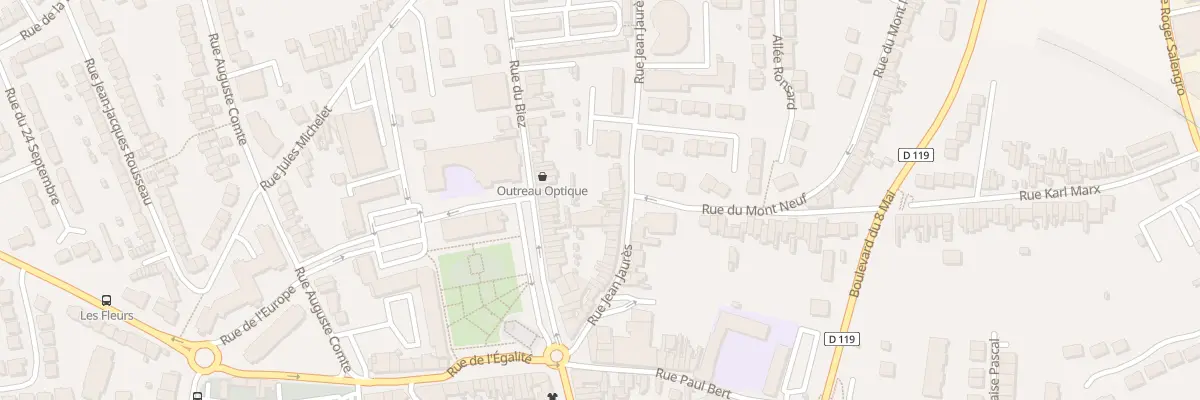 Plan du 41 Rue Jean Jaurès à Outreau