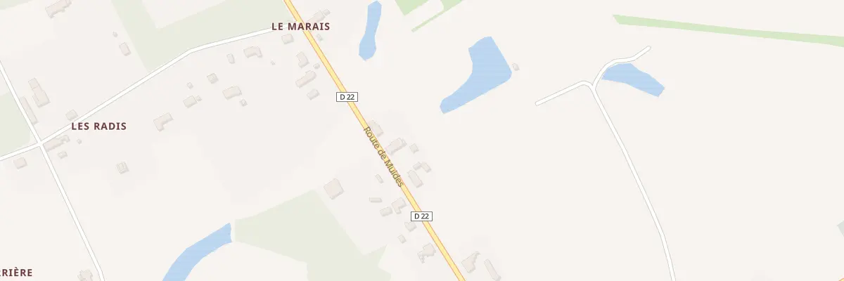 Plan du 24 Rte de Muides à Thoury