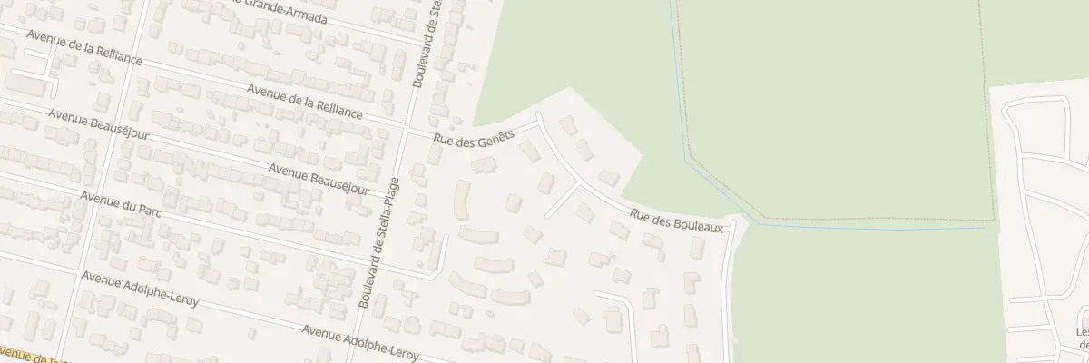 Plan du 56 Rue des Bouleaux à Merlimont