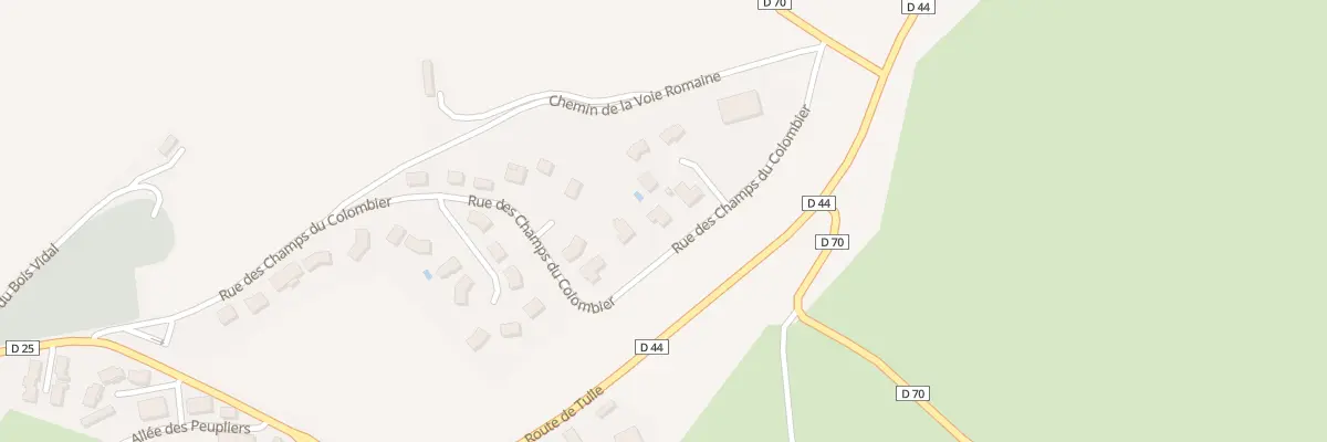 Plan du 11 Rue des Champs du Colombier à Sainte-Féréole