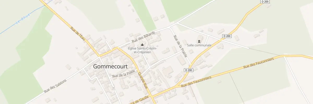 Plan du 7 Rue de la Glacière à Gommecourt