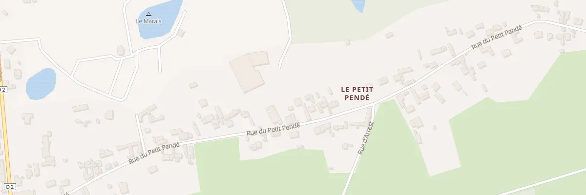 Plan du 53 Rue du Petit Pende à Pendé