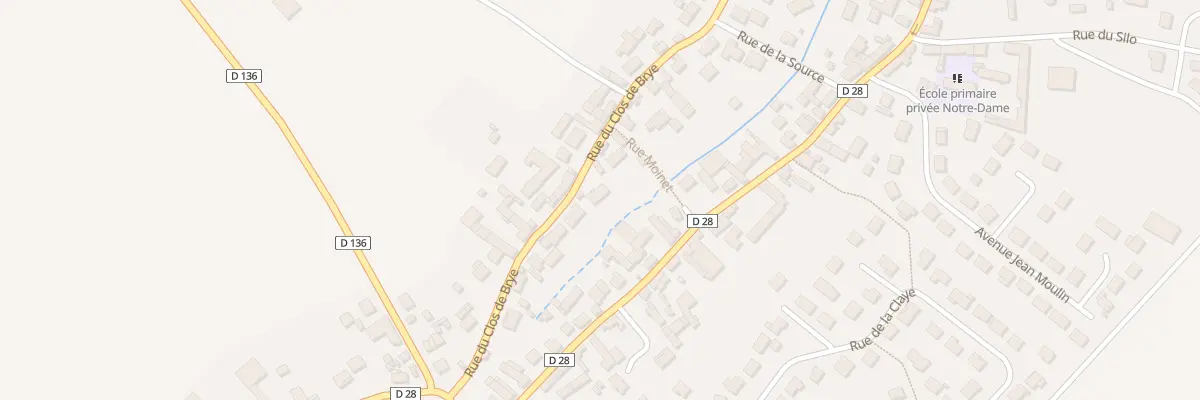 Plan du 25A Rue du Clos de Brye à Sours
