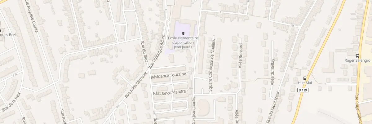 Plan du 103B Rue Jean Jaurès à Outreau