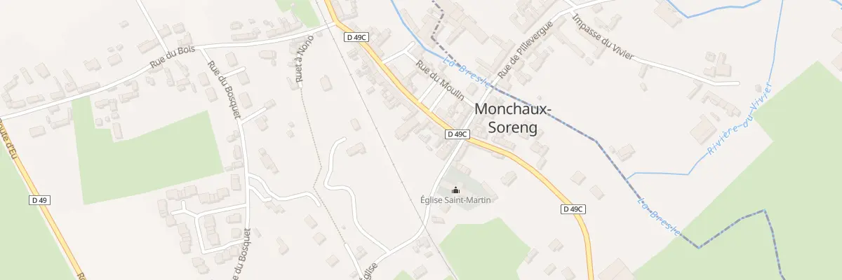 Plan du 11 Rue Marcel Porquier à Monchaux-Soreng