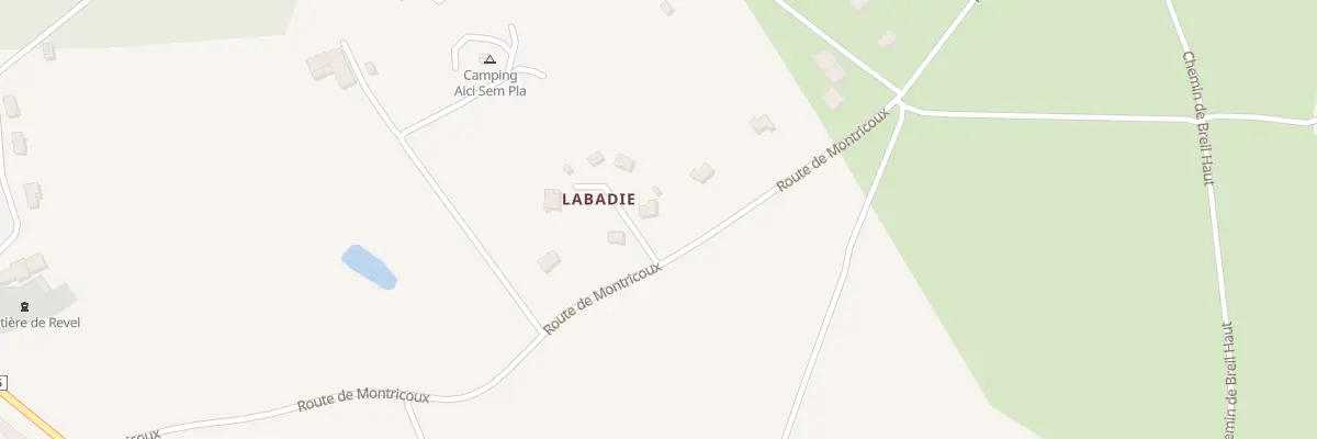Plan du 2975 Rte de Montricoux à Vaïssac