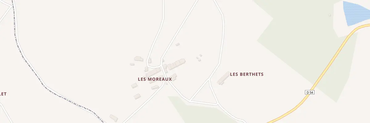 Plan du 4 Les Moreaux à Chavin