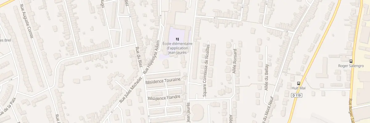 Plan du 103T Rue Jean Jaurès à Outreau