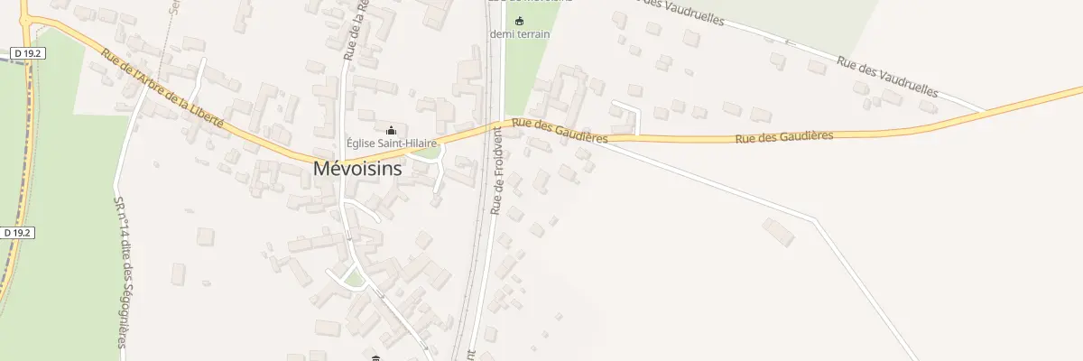 Plan du 16B Rue de Froidvent à Mévoisins