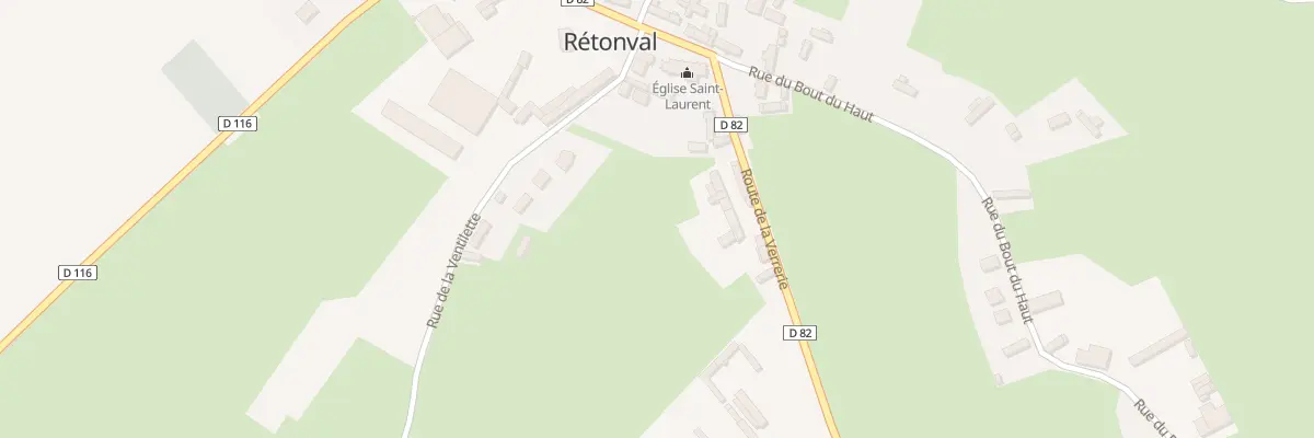 Plan du 3 Rte de la Verrerie à Rétonval