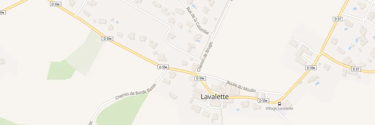 Plan du 2 Rte du Moulin à Lavalette