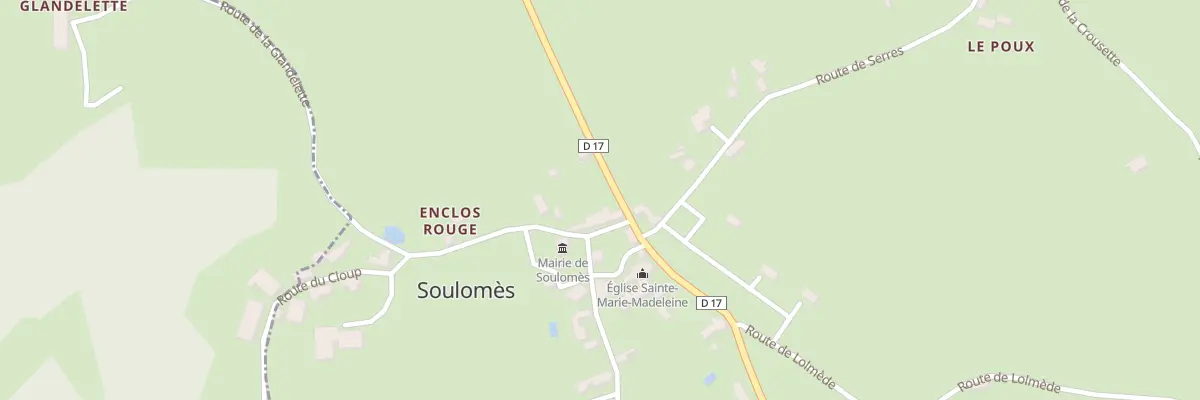 Plan du 5002 Soulomes à Soulomès