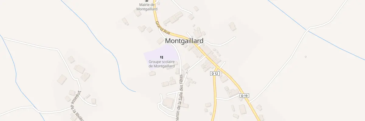 Plan du 248 Grand rue à Montgaillard