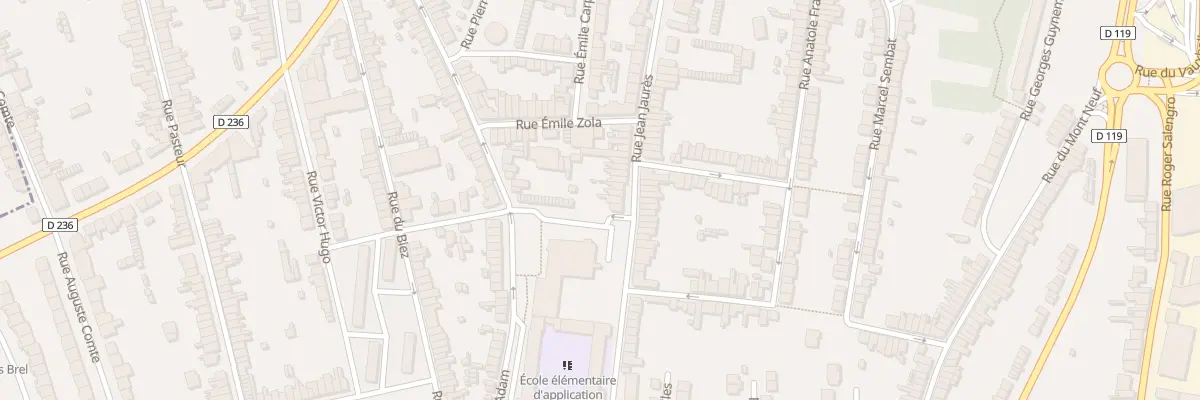 Plan du 107 Rue Jean Jaurès à Outreau