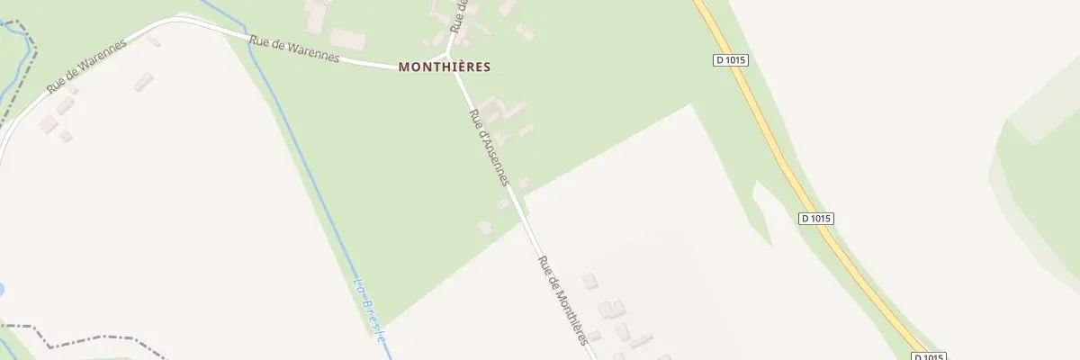 Plan du 11 Rue de Monthières à Bouttencourt