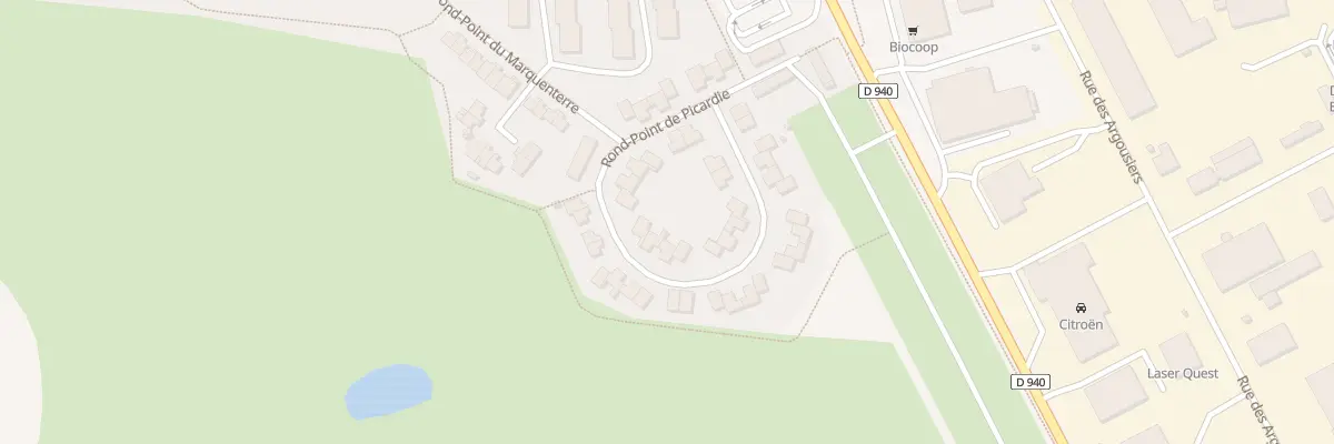 Plan du 36 Rpt de Picardie à Berck
