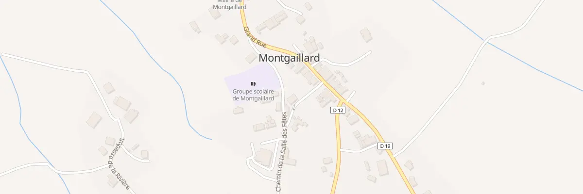 Plan du 62 Petite rue à Montgaillard