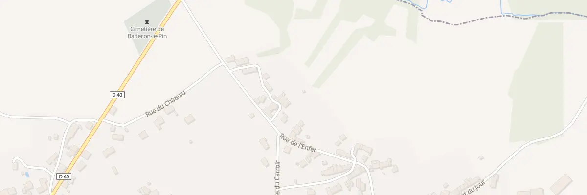Plan du 4 Rue Henri IV à Badecon-le-Pin