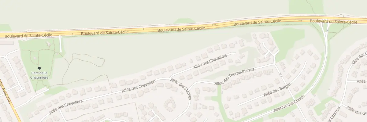 Plan du 429 All des Chevaliers à Camiers