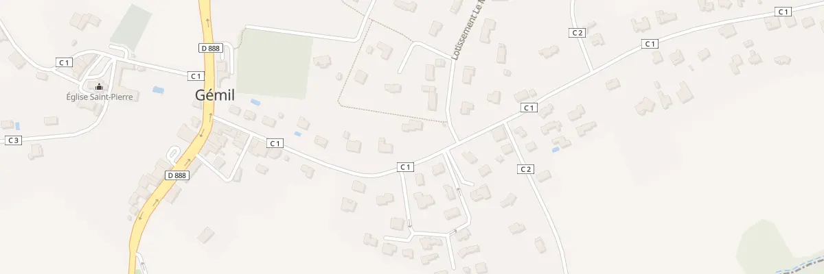 Plan du 23 Rte de Roquesérière à Gémil