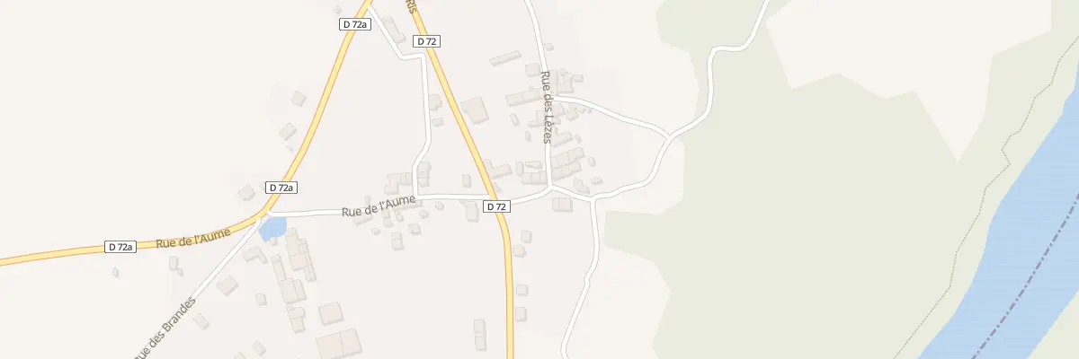 Plan du 10 Rue de Lezes à Éguzon-Chantôme