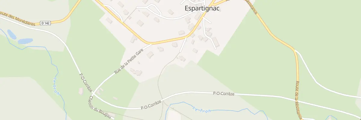 Plan du 5225 Les Bouiges à Espartignac
