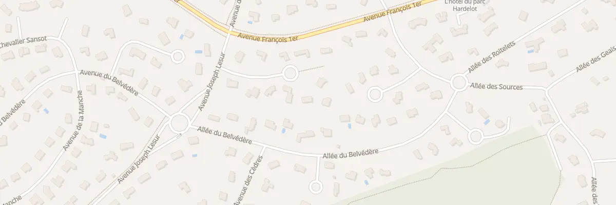 Plan du 20 All des Grives à Neufchâtel-Hardelot