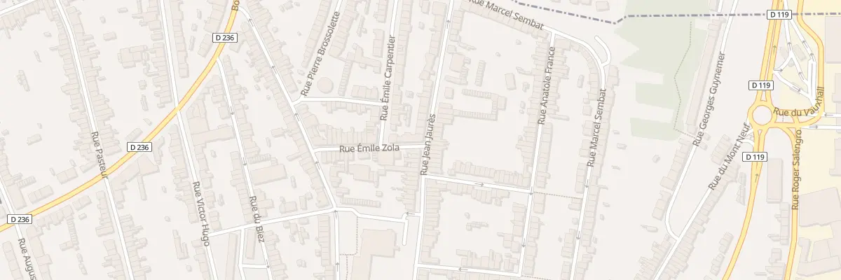 Plan du 133 Rue Jean Jaurès à Outreau