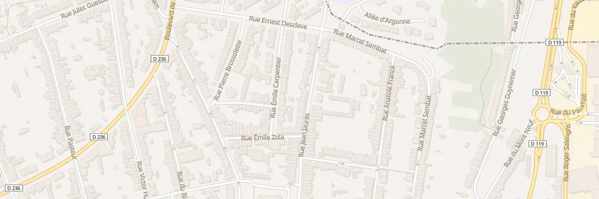 Plan du 145 Rue Jean Jaurès à Outreau