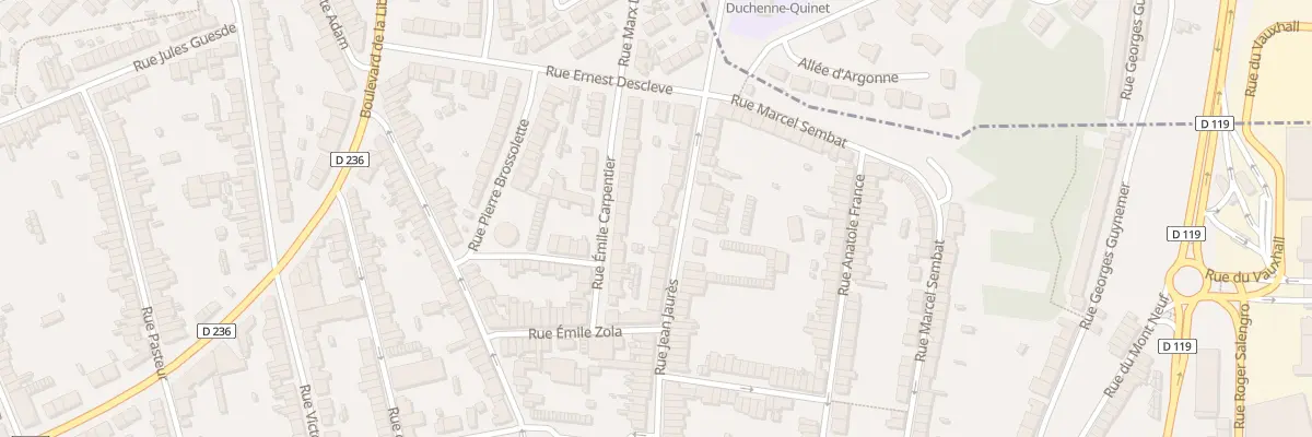 Plan du 151 Rue Jean Jaurès à Outreau